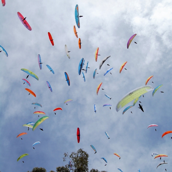 casque et gants parapente
